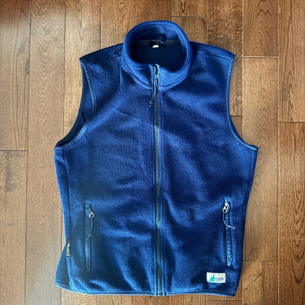 Vintage MEC Blue Polartec Fleece Vest - Small